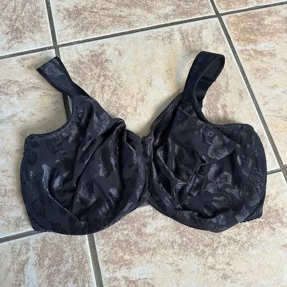 Wacoal Awareness Underwire Bra 85567 Black‎ Size 36 H Bundle Lot of 2
